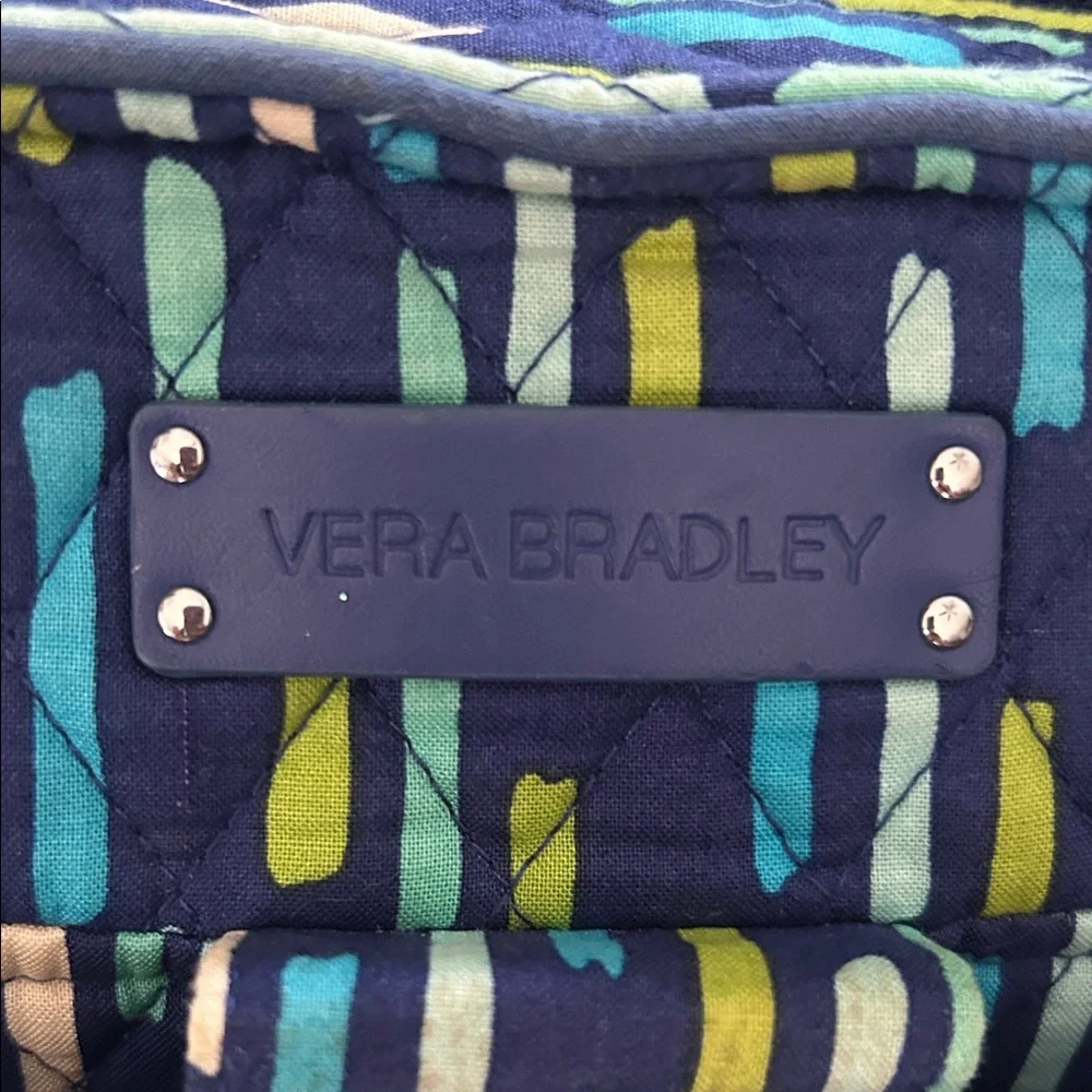 Vera Bradley Blue and Green Patterned Baby Bag